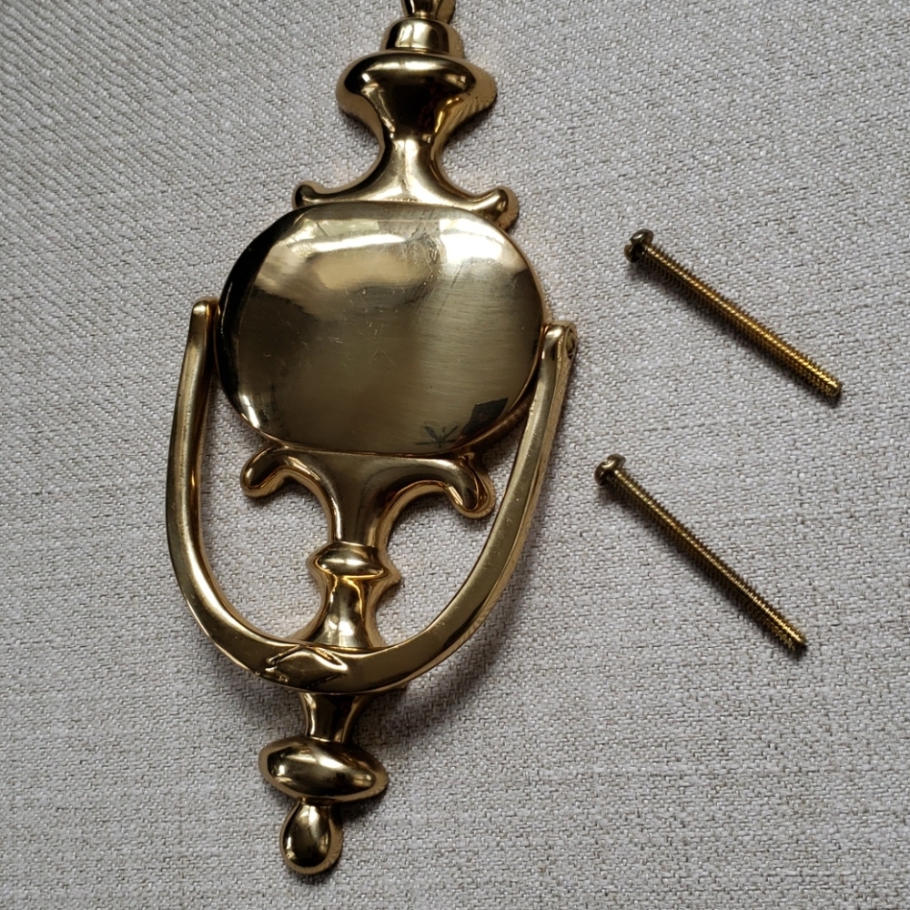 Hampton brass door knockers